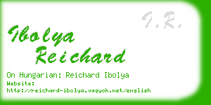 ibolya reichard business card